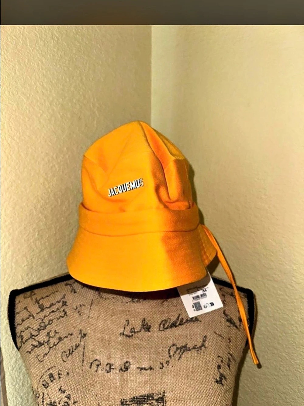 Jacquemus Le Bob Gadjo Bucket Hat Orange Bucket Hat NWT